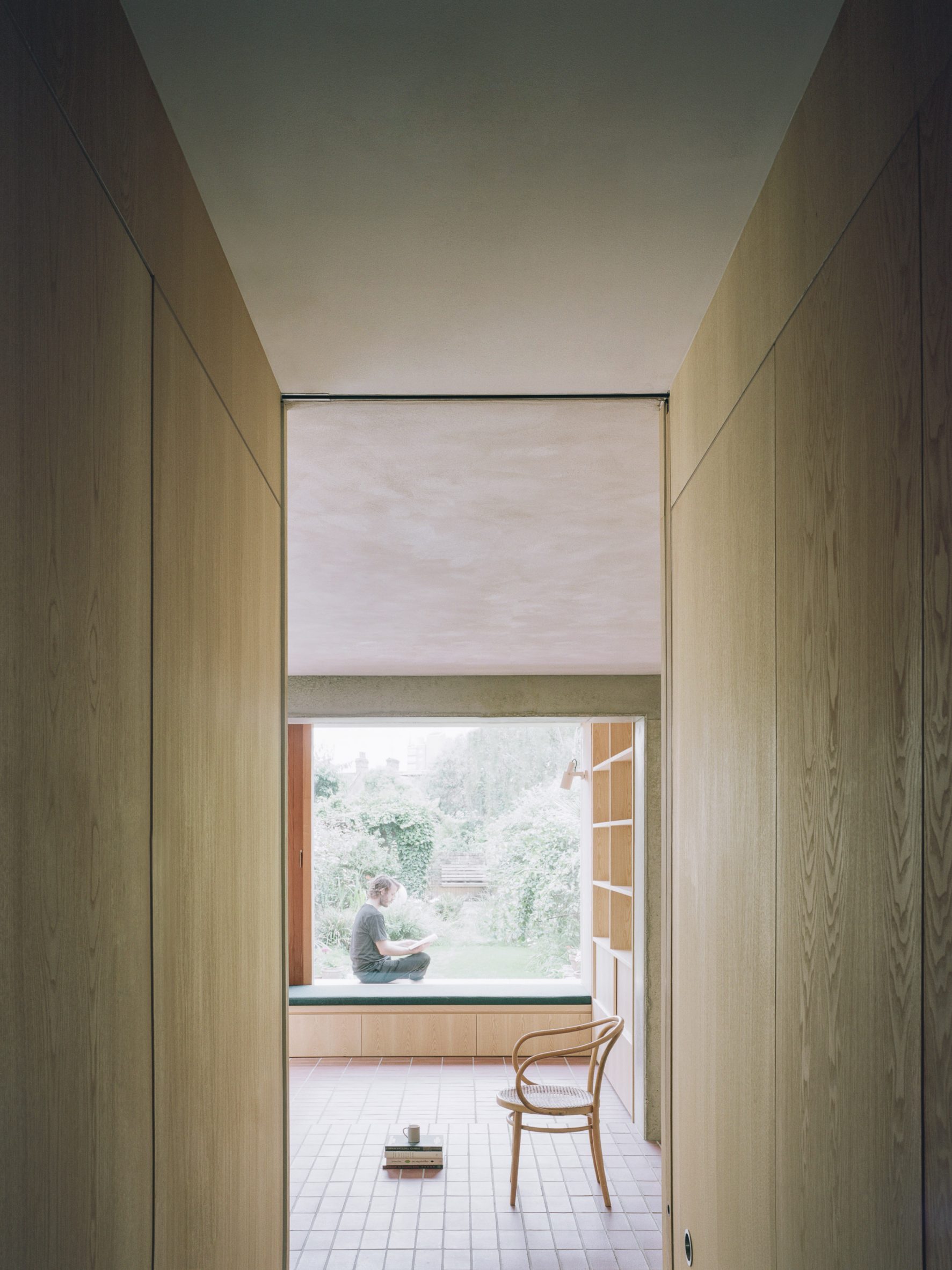 Doorway into Herne Hill House extension by TYPE