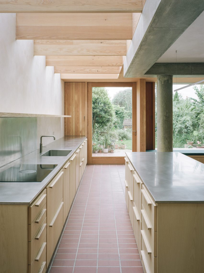 Kitchen in Herne Hill House extension by TYPE