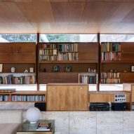 Modernist open-plan lounge