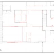 Original floor plan, House in Honjo by Jorge Almazán Architects