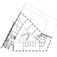 Third floor plan of University of the Arts Helsinki by JKMM Architects