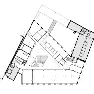 First floor plan of University of the Arts Helsinki by JKMM Architects
