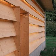 Wooden barn exterior