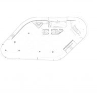 Floor plan of F51 multi-storey skatepark by Hollaway Studio