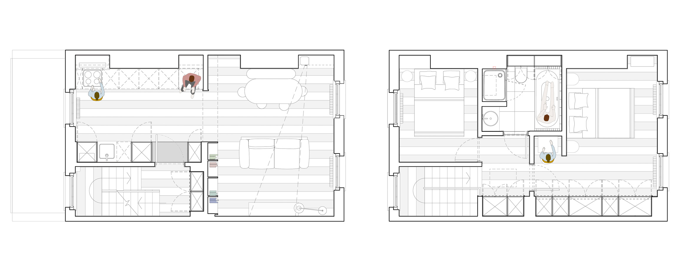 Maison Pour Dodo is a north London flat with a spectrum of storage