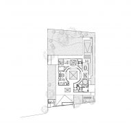 Ground floor plan of House of Remembrance by Neri&Hu