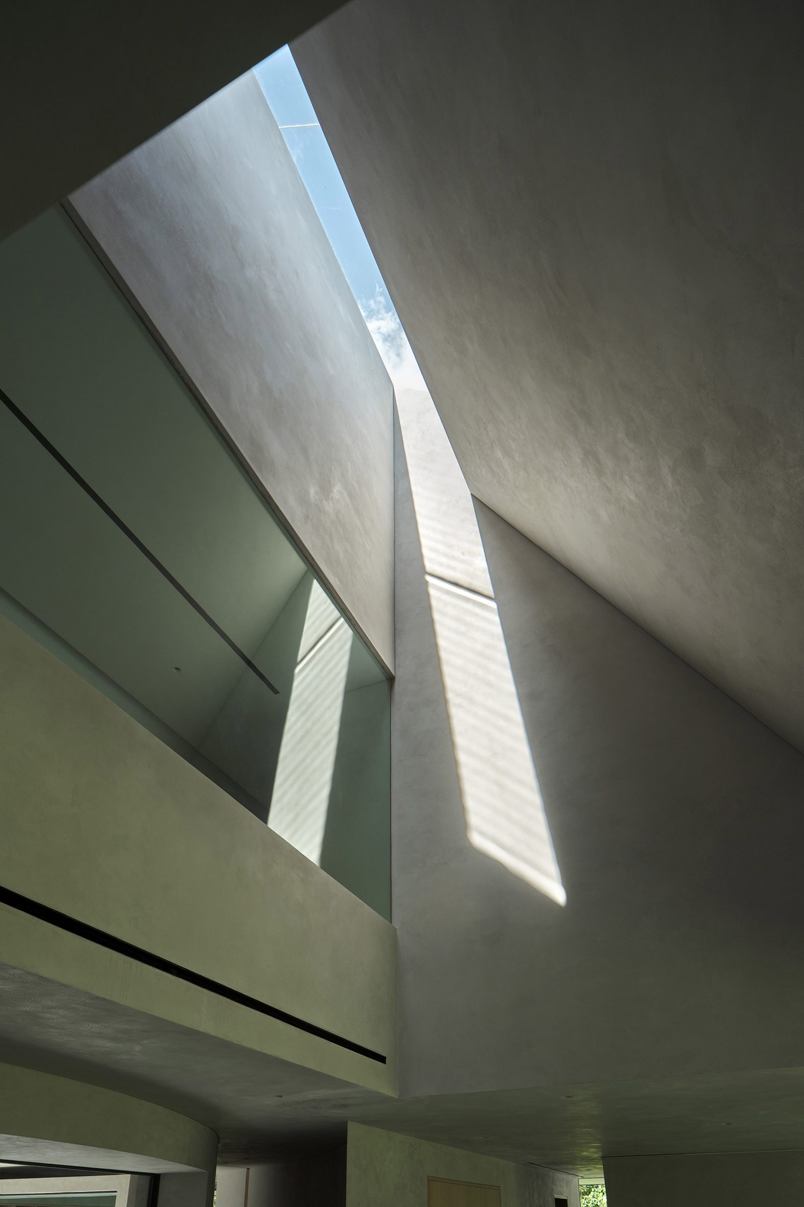 Image of a long and thin skylight at House of Remembrance