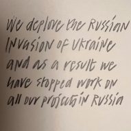Norman Foster Ukraine invasion statement