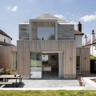 Hipped House is a home in Surrey that was designed by Oliver Leech Architects