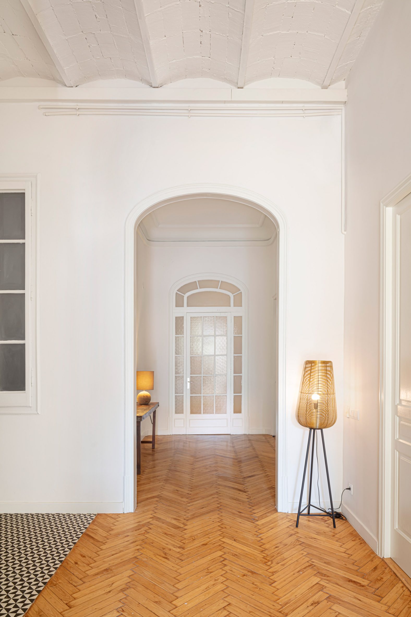 Doorway in in Passeig de Grácia apartment by Jeanne Schultz