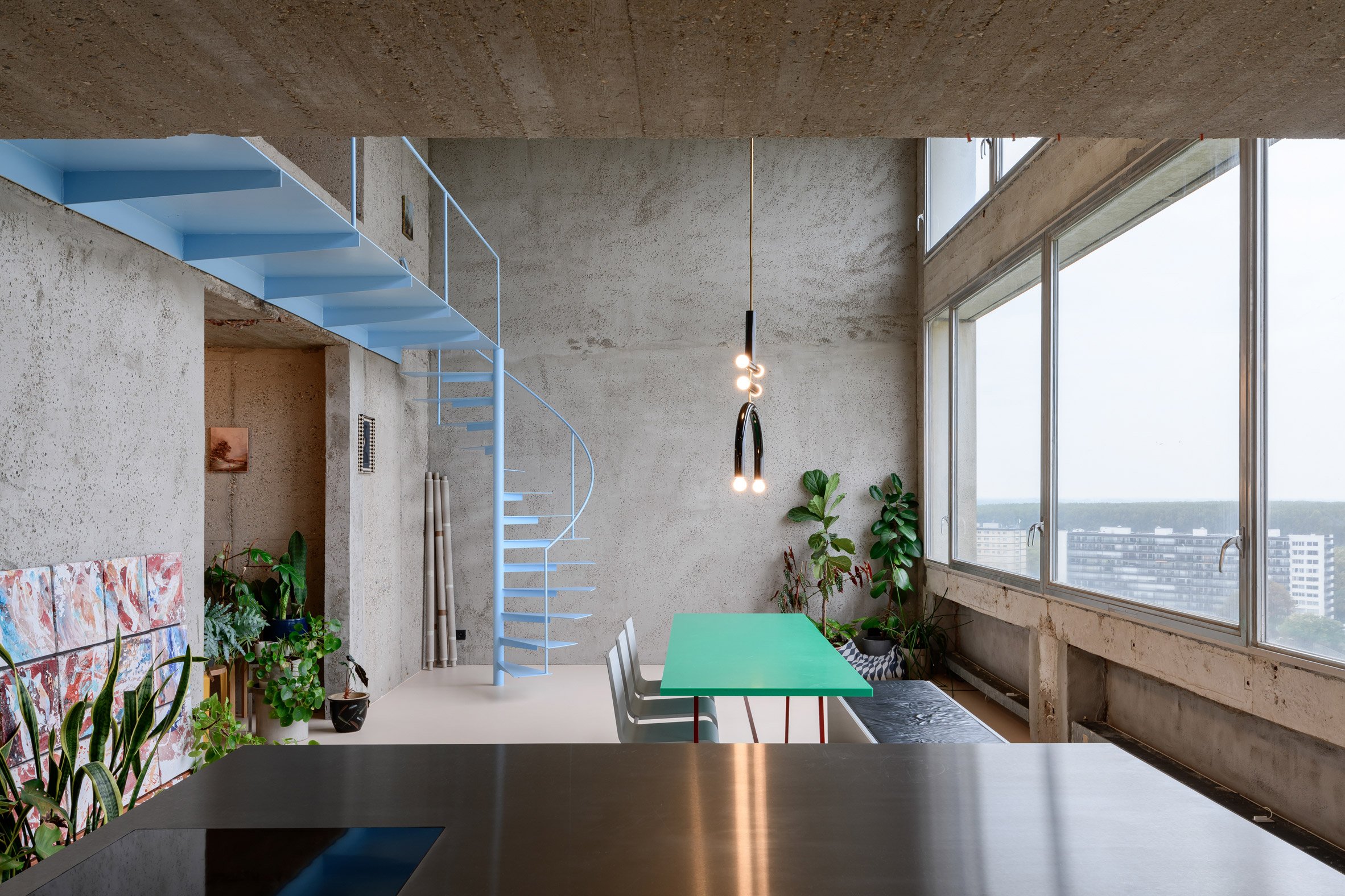 Riverside Tower apartment, Belgium, by Studio Okami Architecten