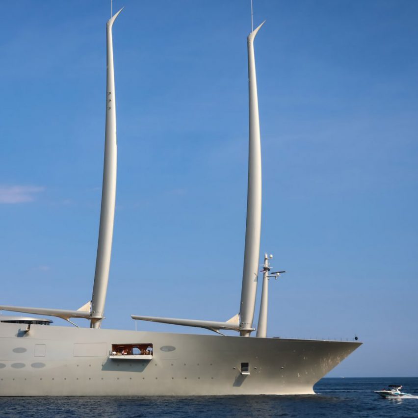 Philippe Starck-designed yacht
