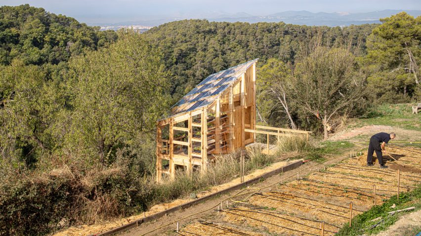 Solar Greenhouse is an energy and food production prototype by the IAAC