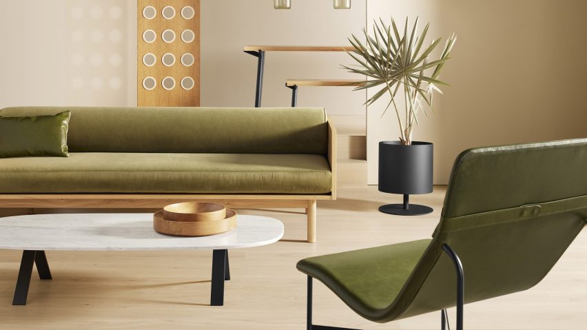 Souvenir sofa by Blu Dot