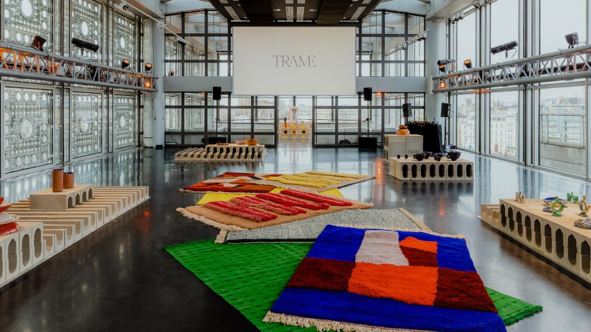 Trame collection exhibited at The Institute Du Monde Arabe