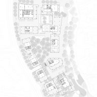 Ground floor plan of Luxelakes Floating Headquarters by Vector Architects