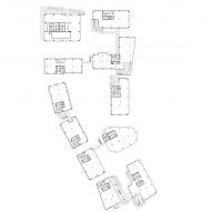 First floor plan of Luxelakes Floating Headquarters by Vector Architects