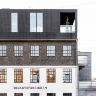 Exterior of Vipp Pencil Case hotel in Copenhagen