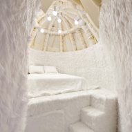 Takk founders build all-white "igloo" bedroom for their young daughter