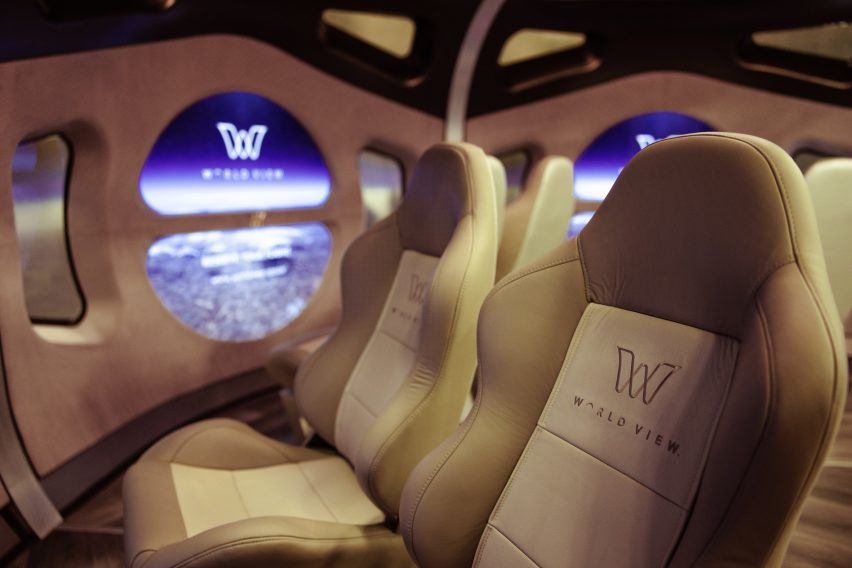 Seating on World View prototype