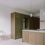 Kitchen interior of Aperture House by Studio McW
