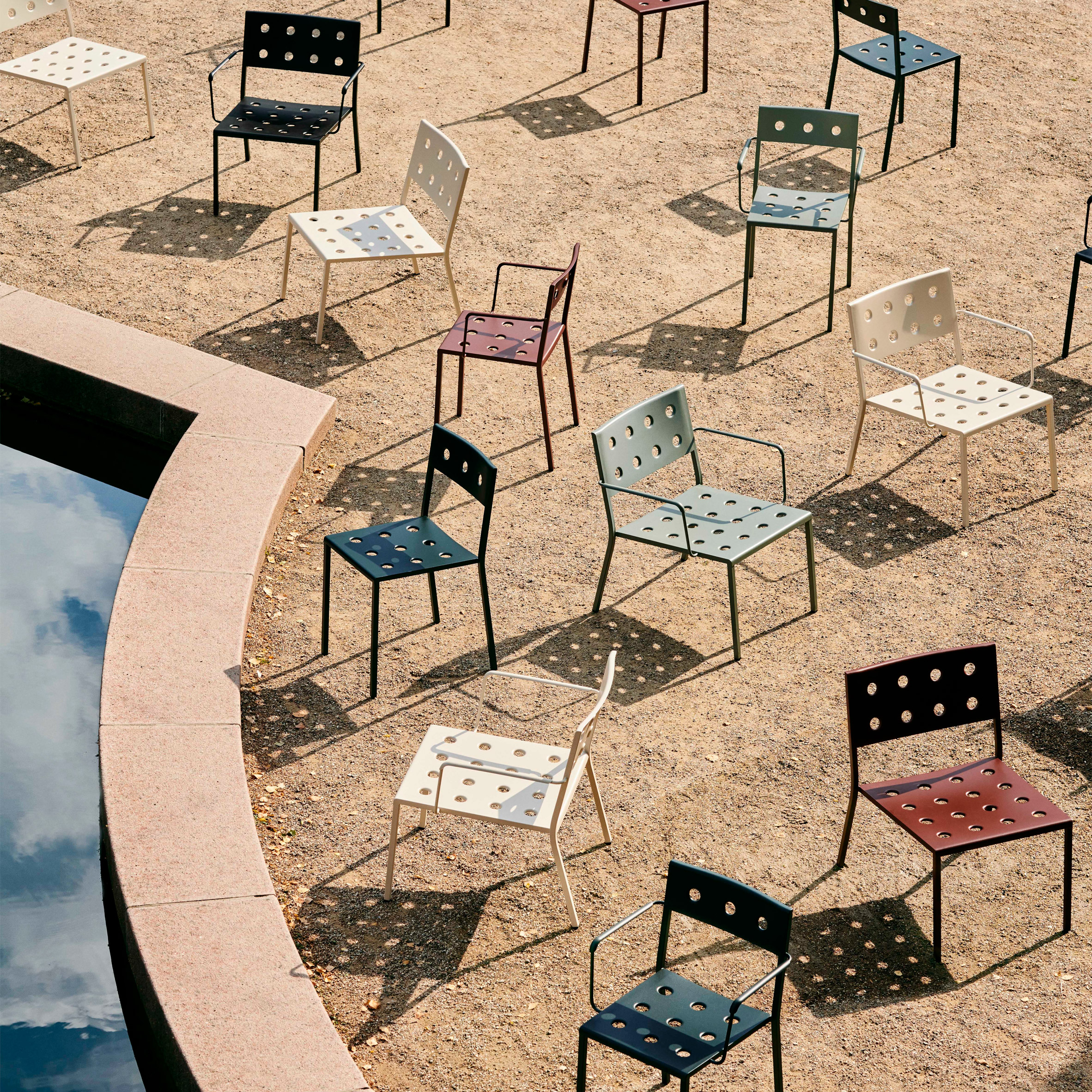 Balcony outdoor furniture by Ronan and Erwan Bouroullec for Hay