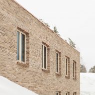 Exterior of Brickhouse with Tower by Sanden+Hodnekvam Arkitekter