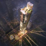 Nanjing Nexus is a 350-metre tall skyscraper by Büro Ole Scheeren