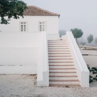 White Portuguese farmhouse
