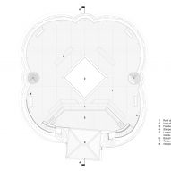 Roof plan of Clifford's Tower renovation by Hugh Broughton Architects