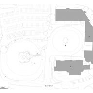 Site plan of Clifford's Tower renovation by Hugh Broughton Architects