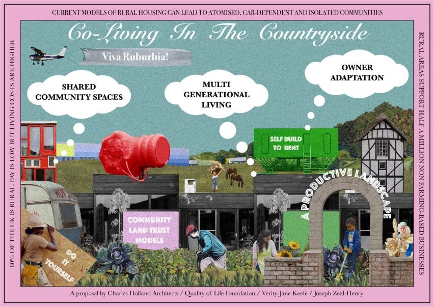 Co-Living in the Countryside proposal by Charles Holland