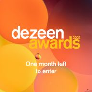 One month left to enter Dezeen Awards 2022