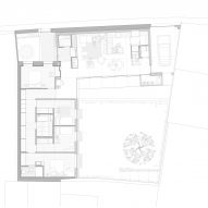 Floor plan of the House in Rua Direita de Franco by WeStudio and Made