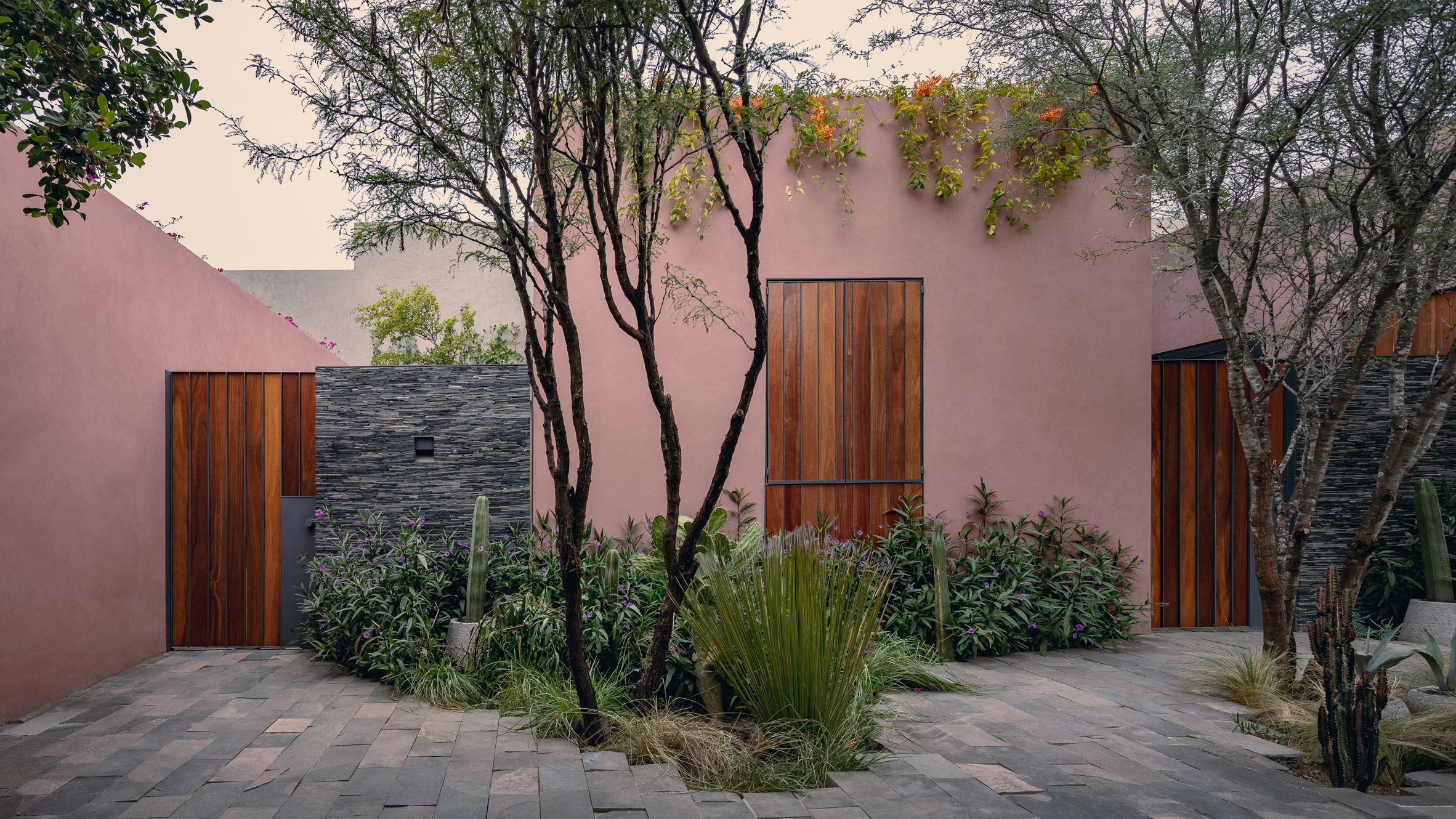 Ian Pablo Amores completes all-pink hotel in San Miguel de Allende
