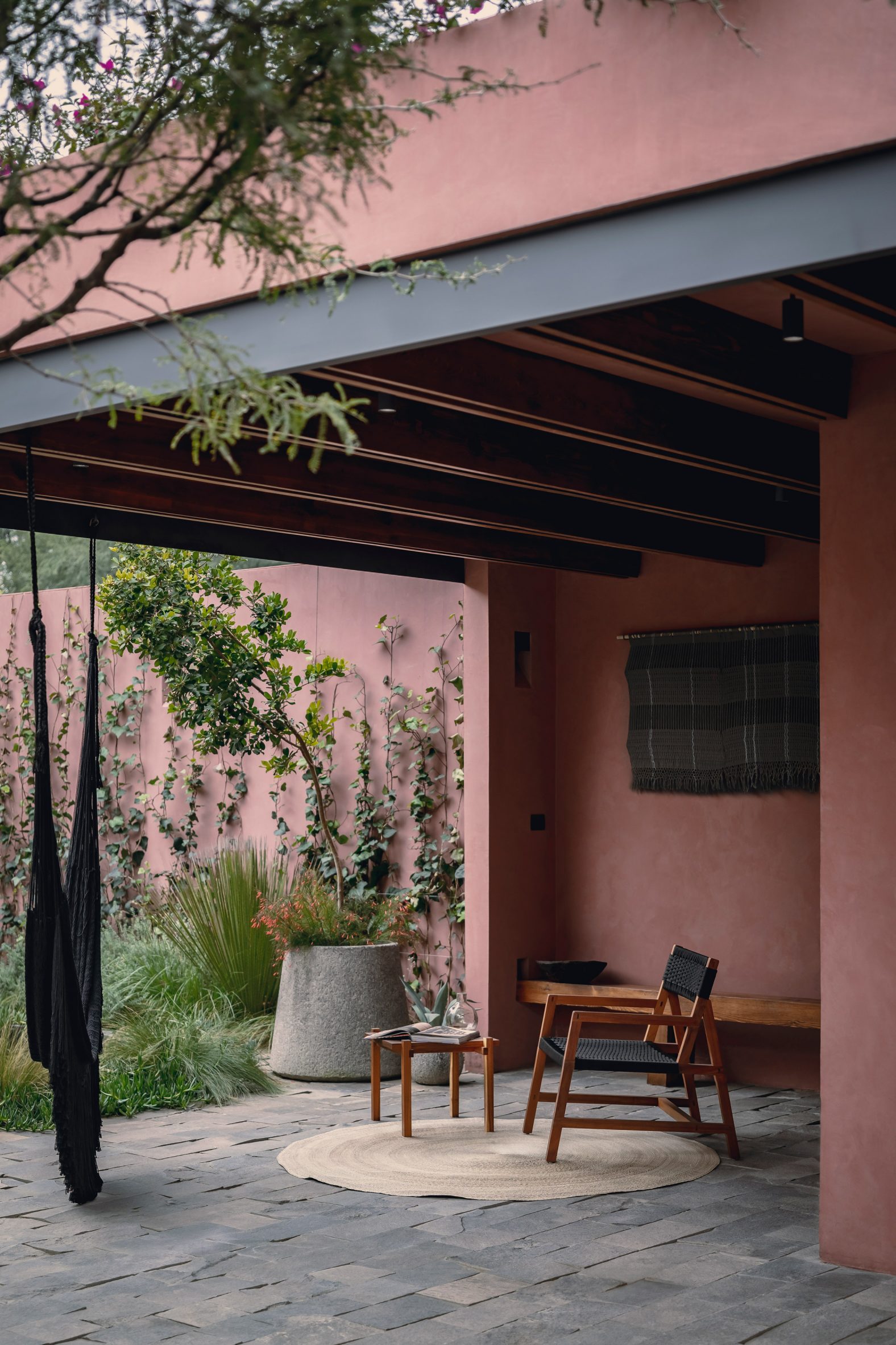 Ian Pablo Amores completes all-pink hotel in San Miguel de Allende