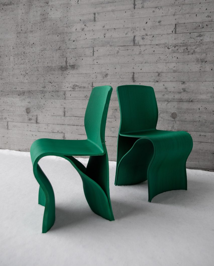 Kelp Collection chair by Interesting Times Gang