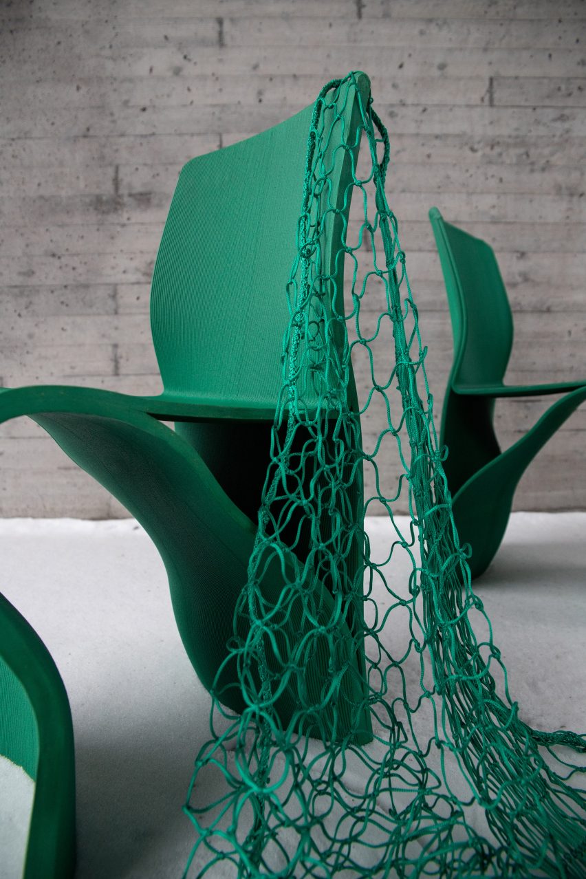 Kelp Collection chair by Interesting Times Gang