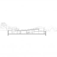 Section of HC Anderson hus by Kengo Kuma