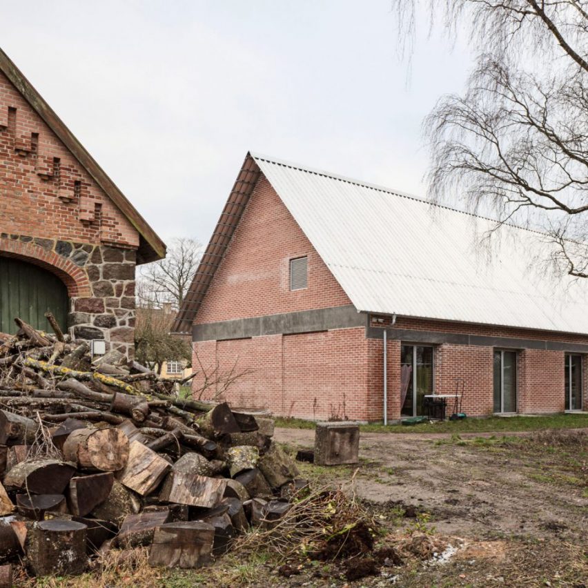 Stubberupgaard is a brick-clad building by Leth & Gori