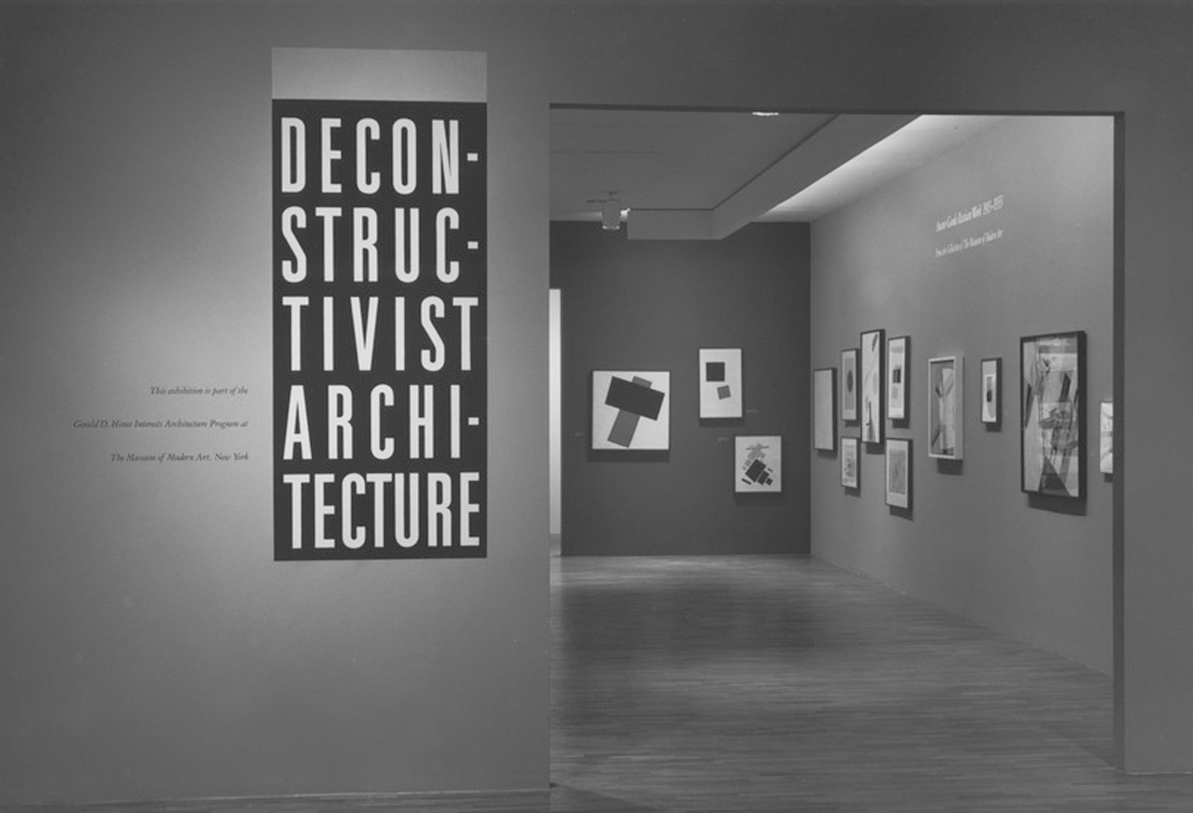 Deconstructivist architecture exhibition at the MoMA