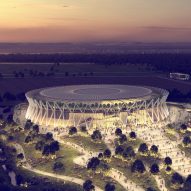 Populous designs solar-powered arena as "landmark for Munich"