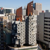 Demolition of iconic Nakagin Capsule Tower begins in Tokyo