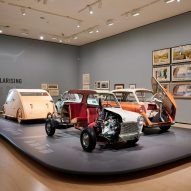 A Norman Foster-curated car exhibition features in today's Dezeen Agenda newsletter