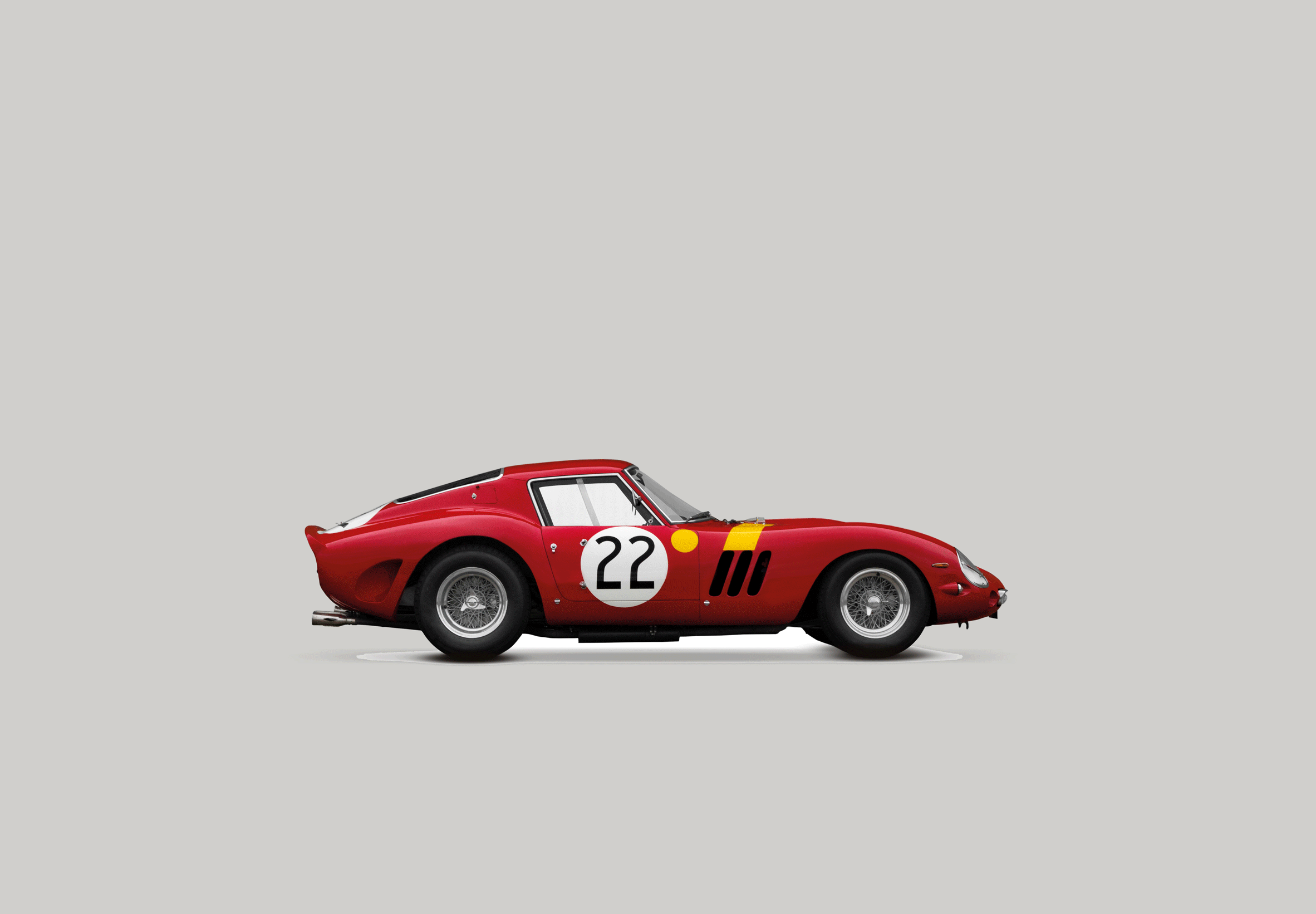Red racing car