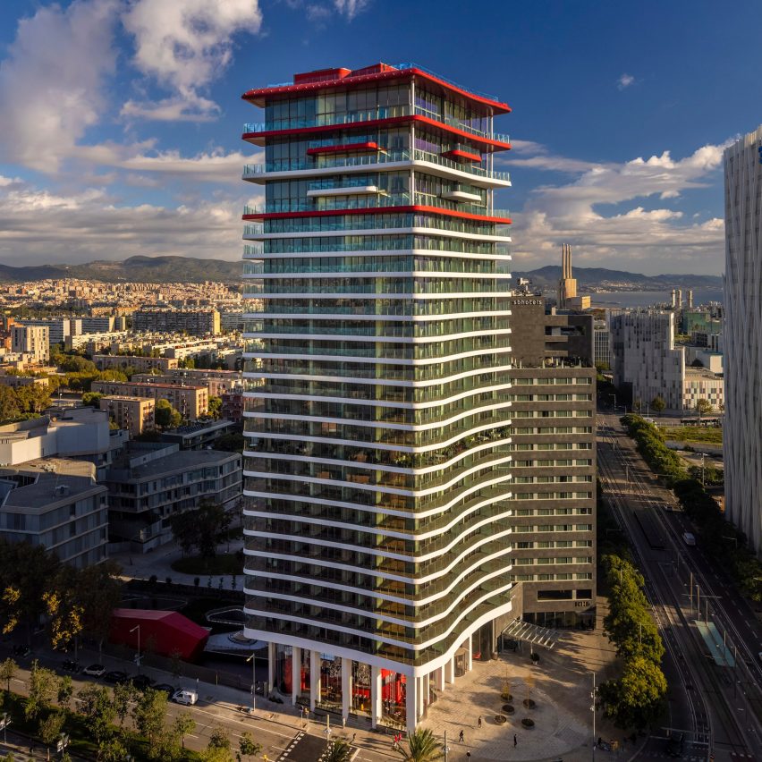 Odile Decq tower in Barcelona