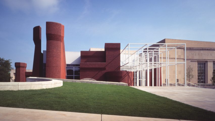 Image of the front of the Wexner Center for the Arts