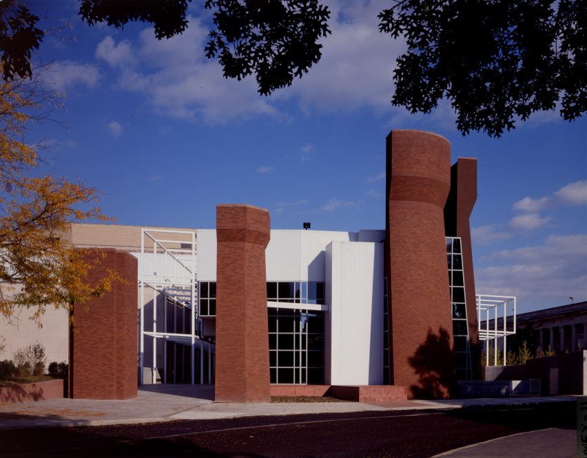 Image of the exterior of the Wexner Center for the Arts