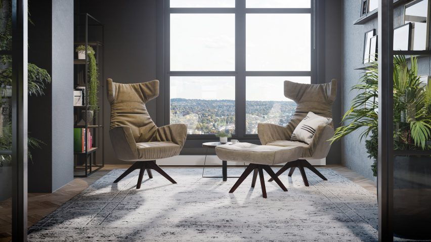 Regent armchairs from Connection