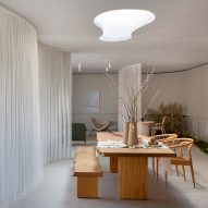 Ten interiors that use innovative room dividers instead of walls